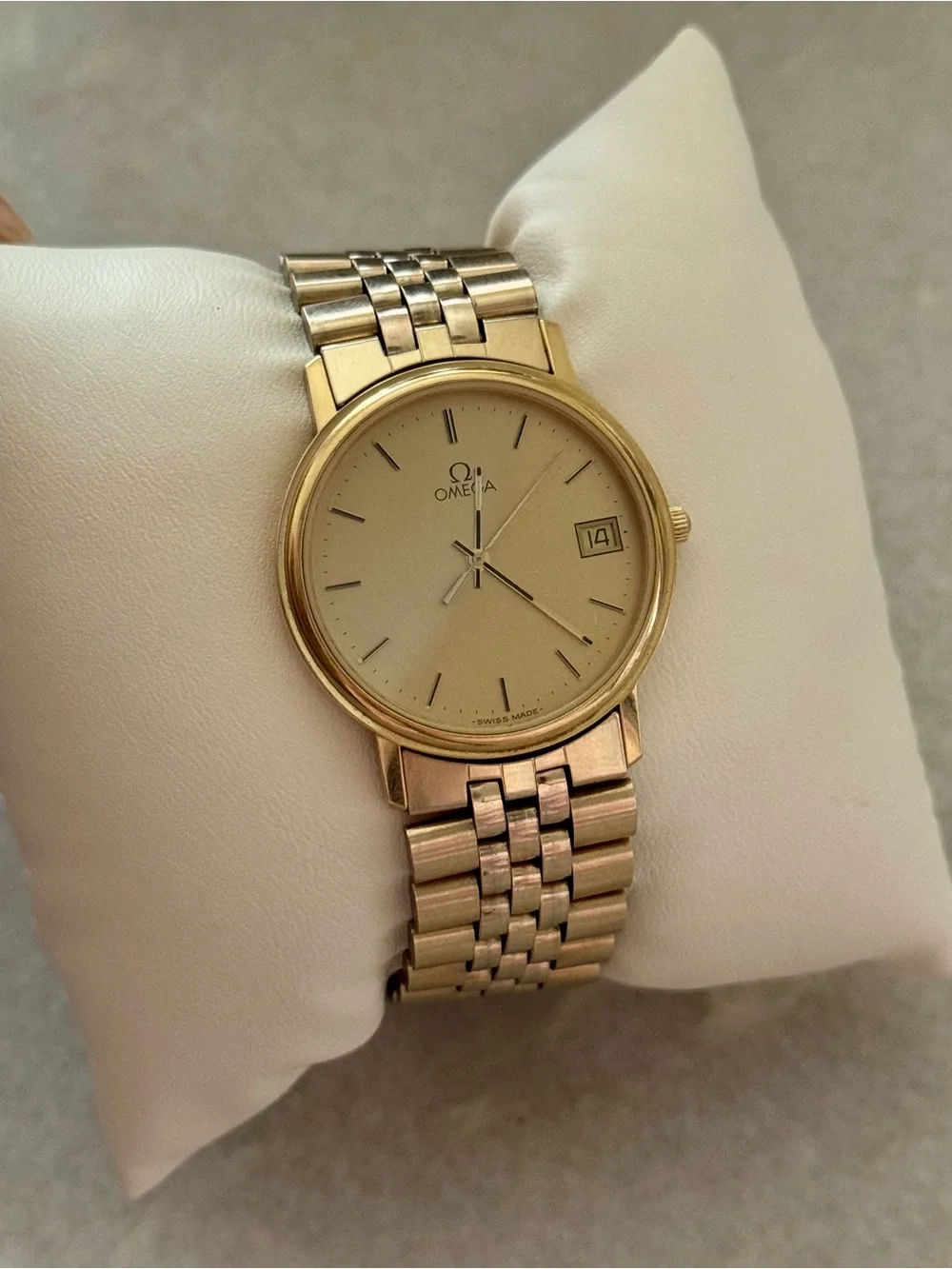 Classic Vintage Omega 10K Gold Plated Watch 32mm